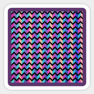 Geometric Deltas #2 - Repeat Pattern Art Decor Design Sticker